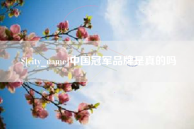 桂平中国冠军品牌是真的吗