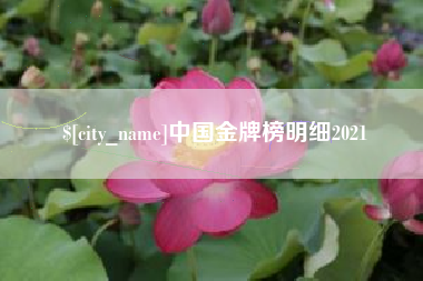 桂平中国金牌榜明细2021