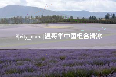 桂平温哥华中国组合滑冰