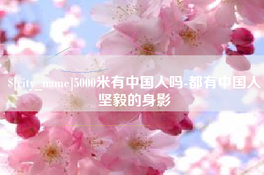 桂平5000米有中国人吗-都有中国人坚毅的身影