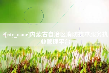 桂平内蒙古自治区消防技术服务执业管理平台