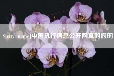 桂平中国执行信息公开网真的假的