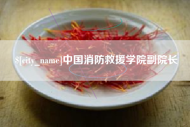 桂平中国消防救援学院副院长