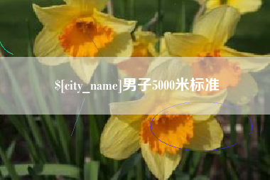 桂平男子5000米标准