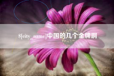 桂平中国的几个金牌啊