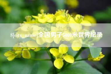 桂平全国男子5000米世界纪录