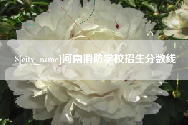 桂平河南消防学校招生分数线