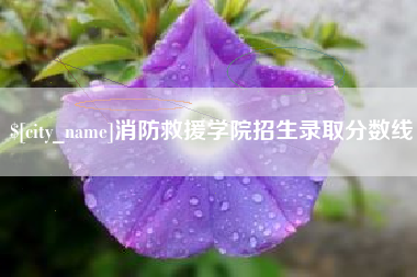 桂平消防救援学院招生录取分数线