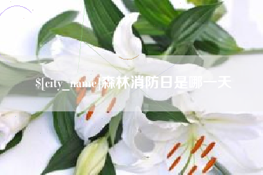 桂平森林消防日是哪一天