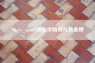 桂平现在中国有几名金牌