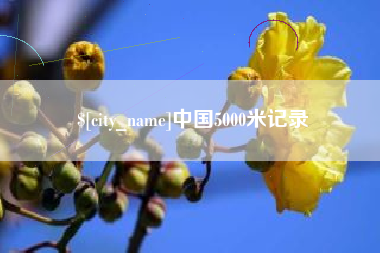 桂平中国5000米记录
