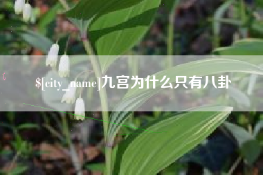 桂平九宫为什么只有八卦