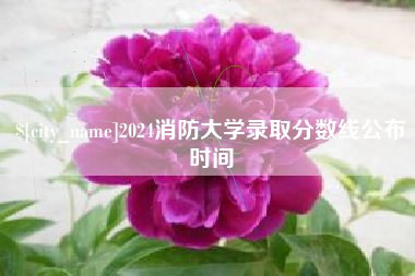 桂平2024消防大学录取分数线公布时间