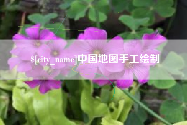 桂平中国地图手工绘制