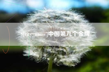 桂平中国第九个金牌