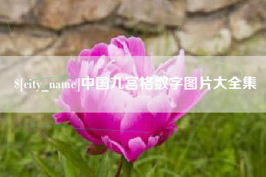 桂平中国九宫格数字图片大全集