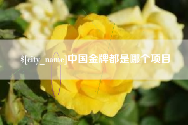 桂平中国金牌都是哪个项目