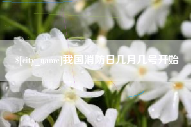 桂平我国消防日几月几号开始