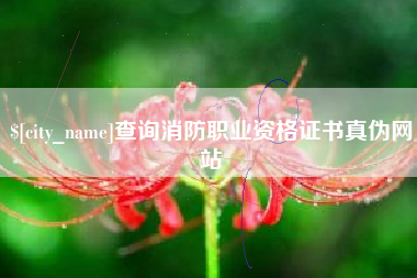 桂平查询消防职业资格证书真伪网站