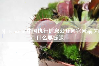 桂平中国执行信息公开网官网app为什么要钱呢