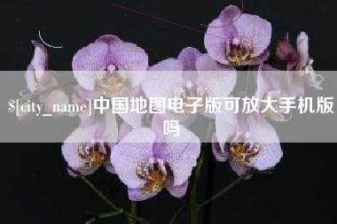 桂平中国地图电子版可放大手机版吗