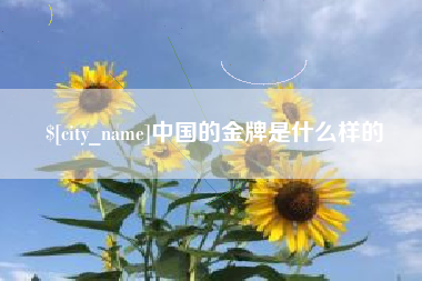 桂平中国的金牌是什么样的