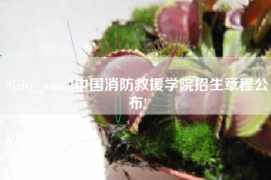 桂平中国消防救援学院招生章程公布!