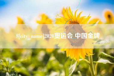 桂平2020奥运会 中国金牌