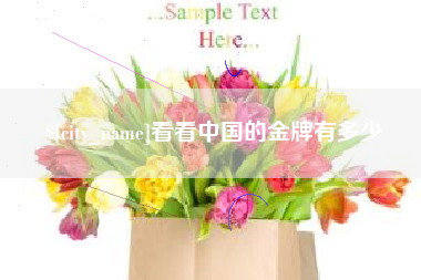 桂平看看中国的金牌有多少